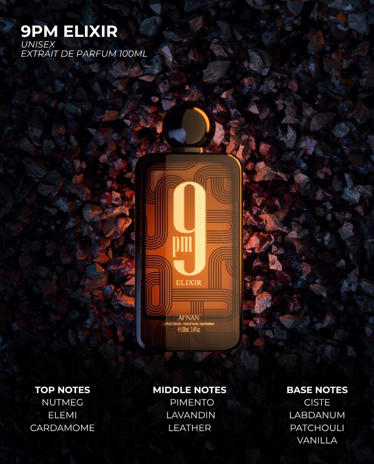 9 pm Elixir Eau de Parfum 100 ml - Crist Fragances