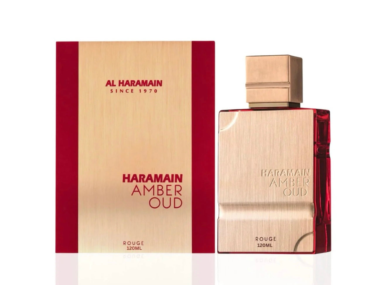 Haramain Amber Oud Rouge Eau De Parfum 120ml 4 FL OZ