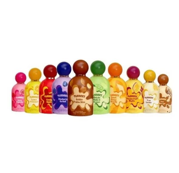 TUBBEES Eau De Parfum For Kids And Women SET OF 10 PERFUMES 50Ml 1.7Oz By Grandeur - Crist Fragances
