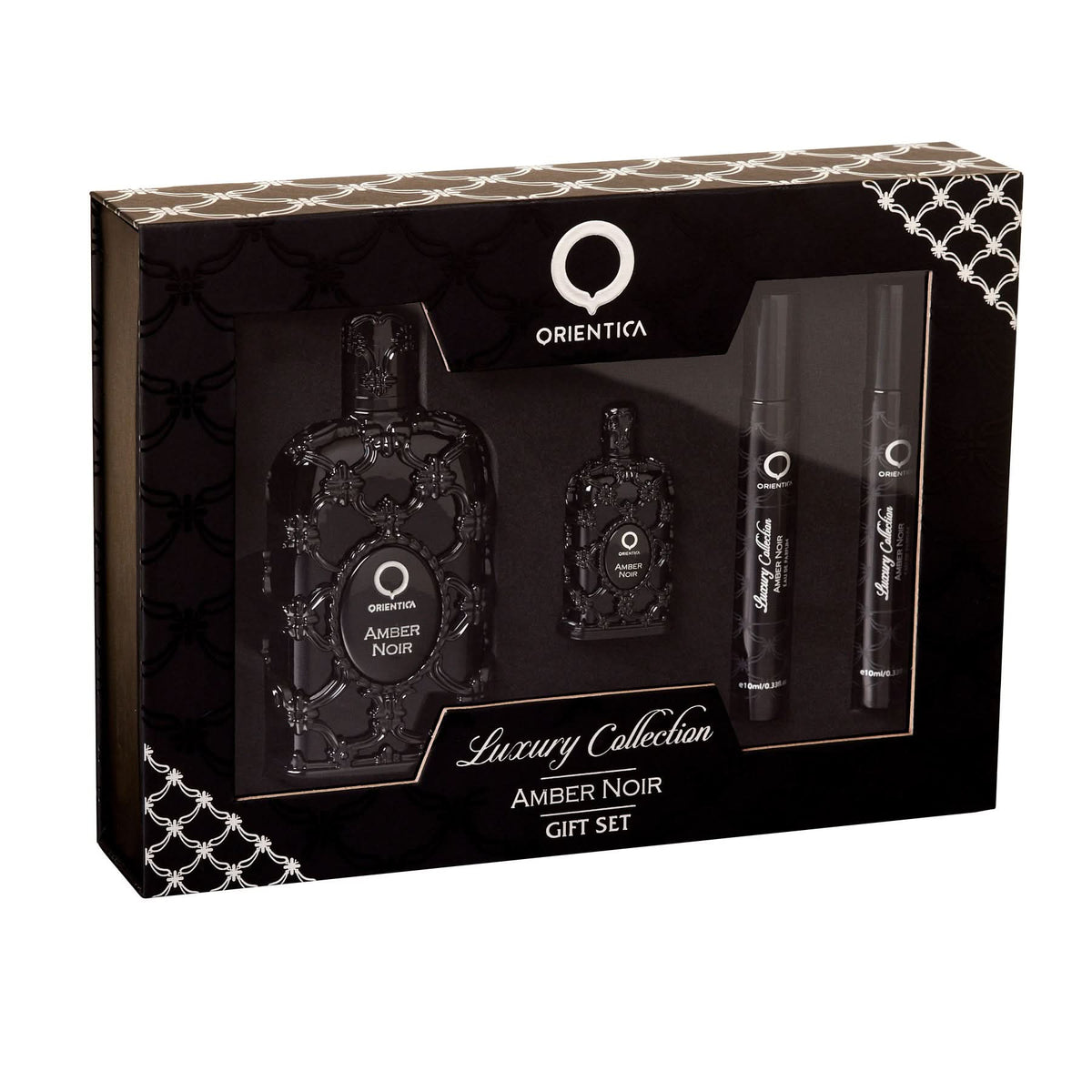 Amber Noir Gift Set Size: 80ml + 7.5ml + 10ml x 2