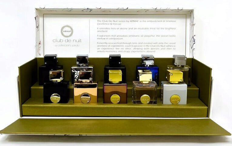 (OPEN BOX) Armaf Club De Nuit Parfum MINI 10 pieces 0.17 oz each