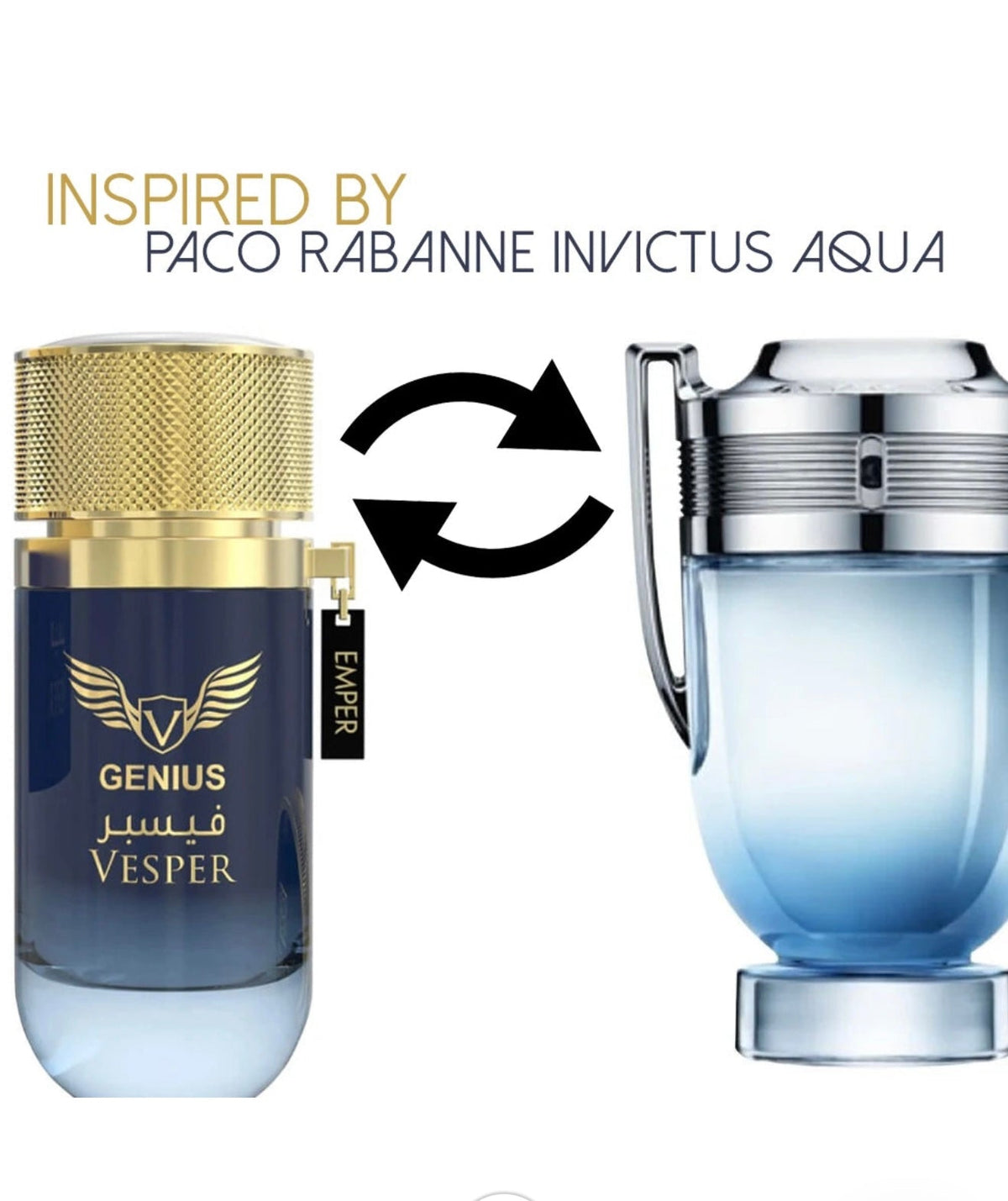 Genius Vesper Bu Emper for Men 3.4oz