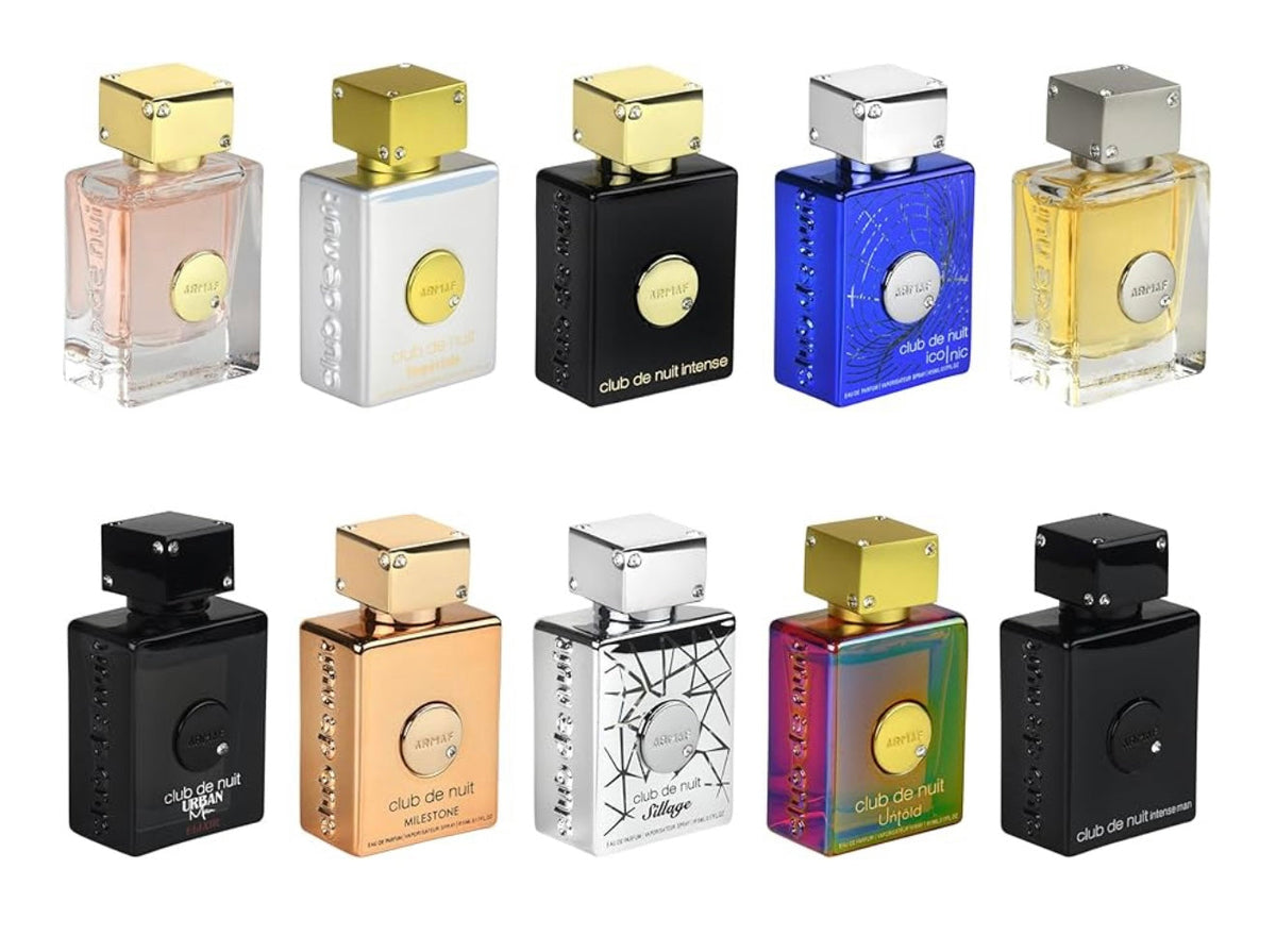 (OPEN BOX) Armaf Club De Nuit Parfum MINI 10 pieces 0.17 oz each