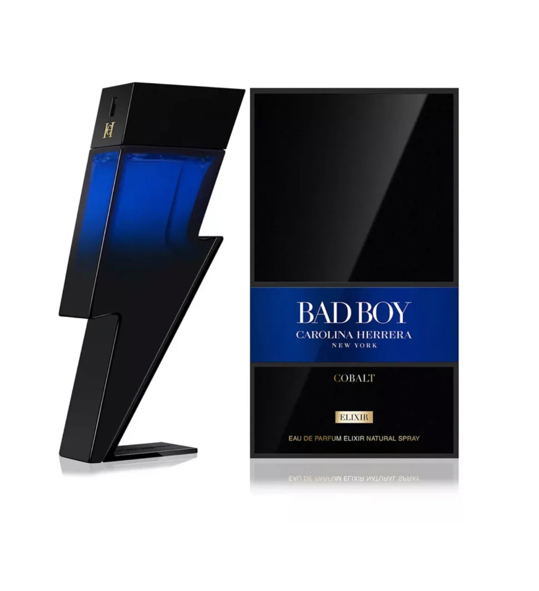 CAROLINA HERRERA  Bad Boy Cobalt Elixir  EDP Spray 3.4Oz