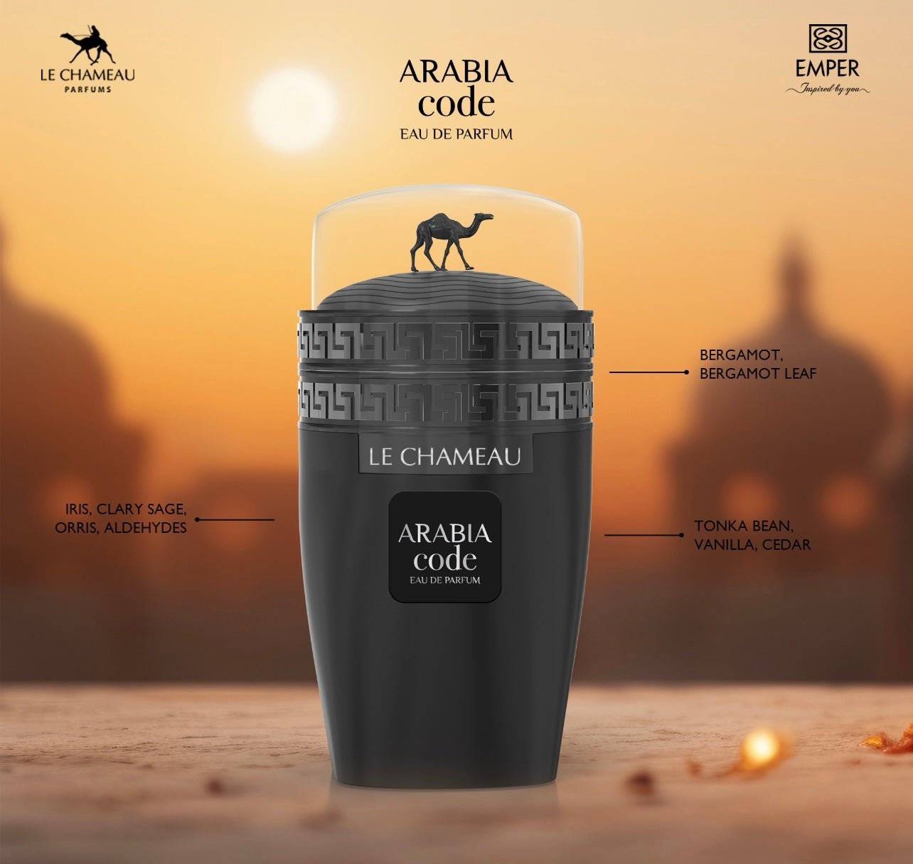 ARABIA CODE Eau De Parfum 3.4oz - Crist Fragances