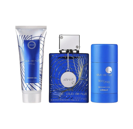 Club De Nuit Iconic Gift Set 3 Pcs By Armaf 3.4 Oz EDP - Crist Fragances