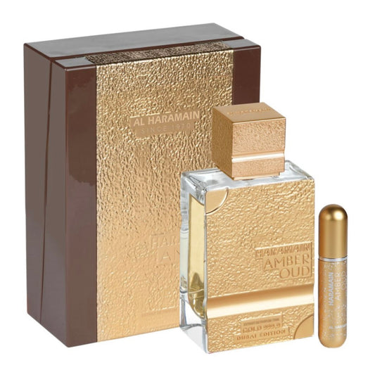 Haramain Amber Oud Gold 999.9 Dubai Edition, 75ml, Extrait De Parfum