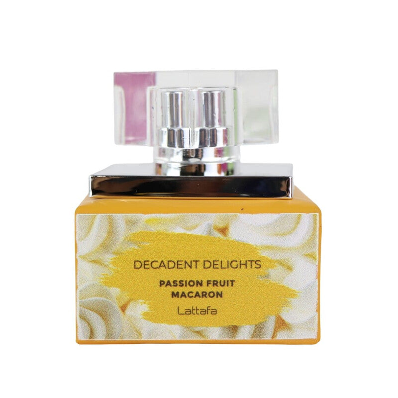 Lattafa MACARON Ladies Decadent Delights Passion Fruit EDP Spray 1.7 oz