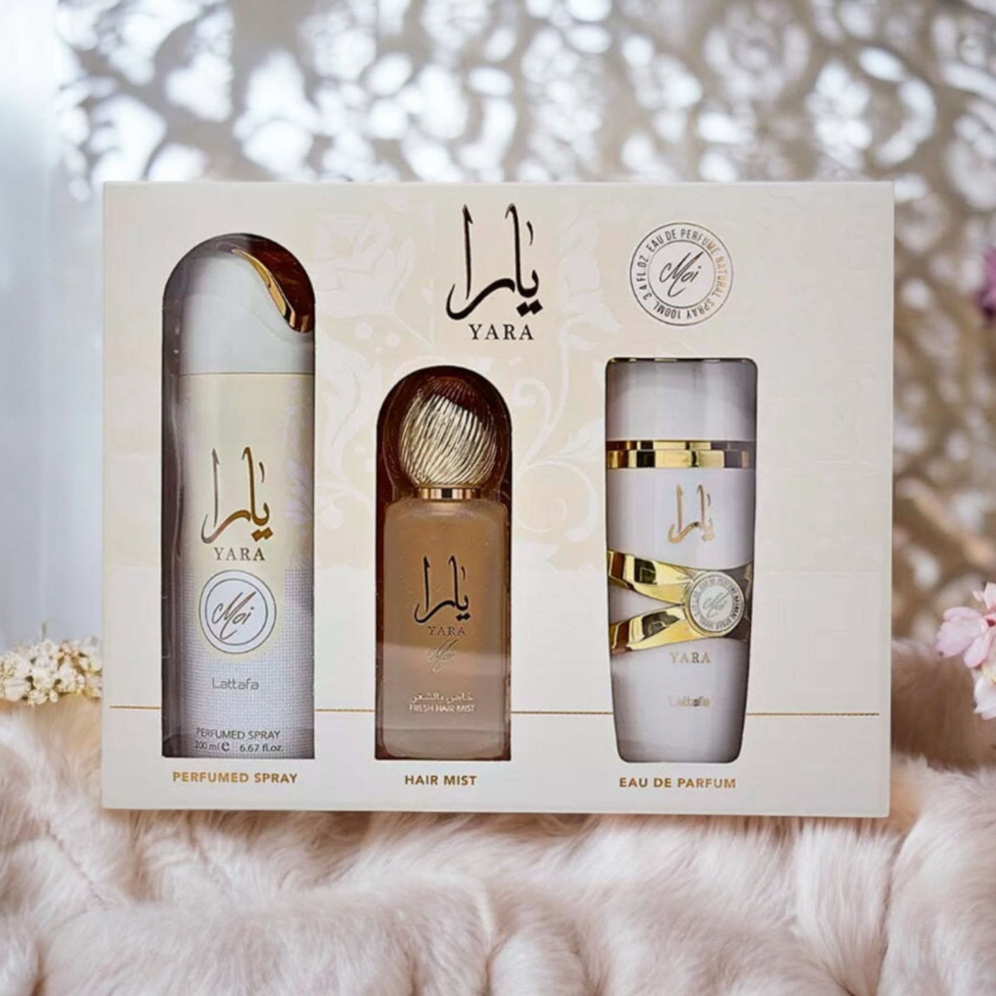 Lattafa Yara Moi 3pc Gift Set - Crist Fragances