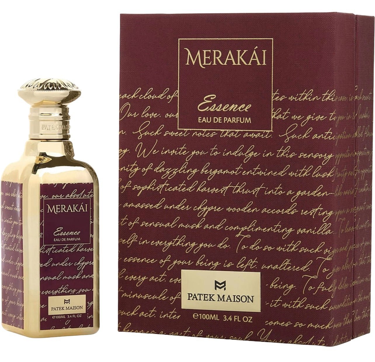 Merakai Essence eau Parfum For Women 3.4oz - Crist Fragances
