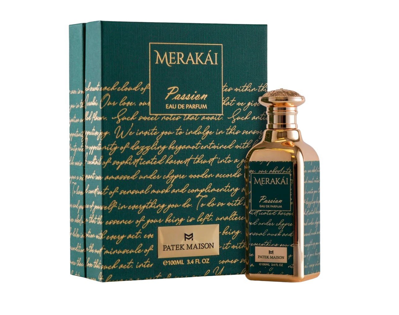 Merakai Passion Eau De Parfum for Men 3.4 oz - Crist Fragances