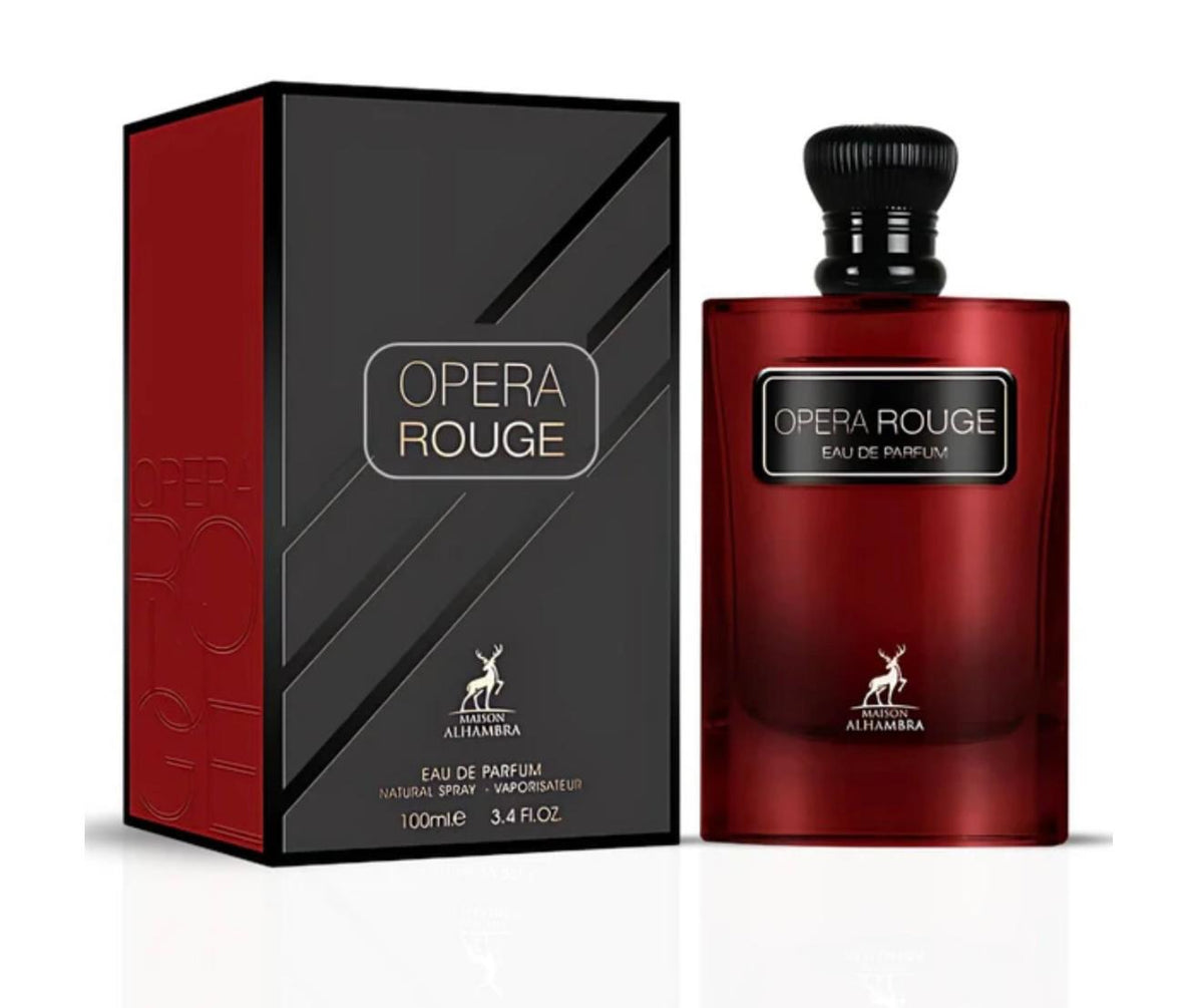 Spray Sa Opera Opera Rouge Eau De Parfum Spray 100ML by Maison Alhambra. – Crist Fragances