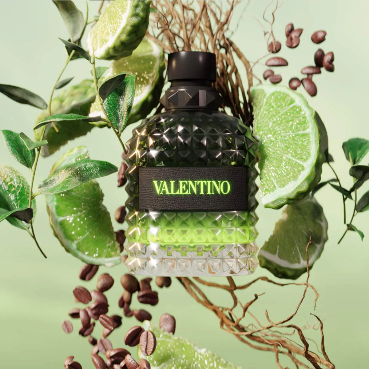 (TESTER) Valentino UOMO Born In Roma Green Stravaganza Men 3.4 oz Eau De Toilette