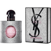 (TESTER) YVES SAINT LAURENT  Ladies Black Opium Glitter EDP Spray 3.0 oz